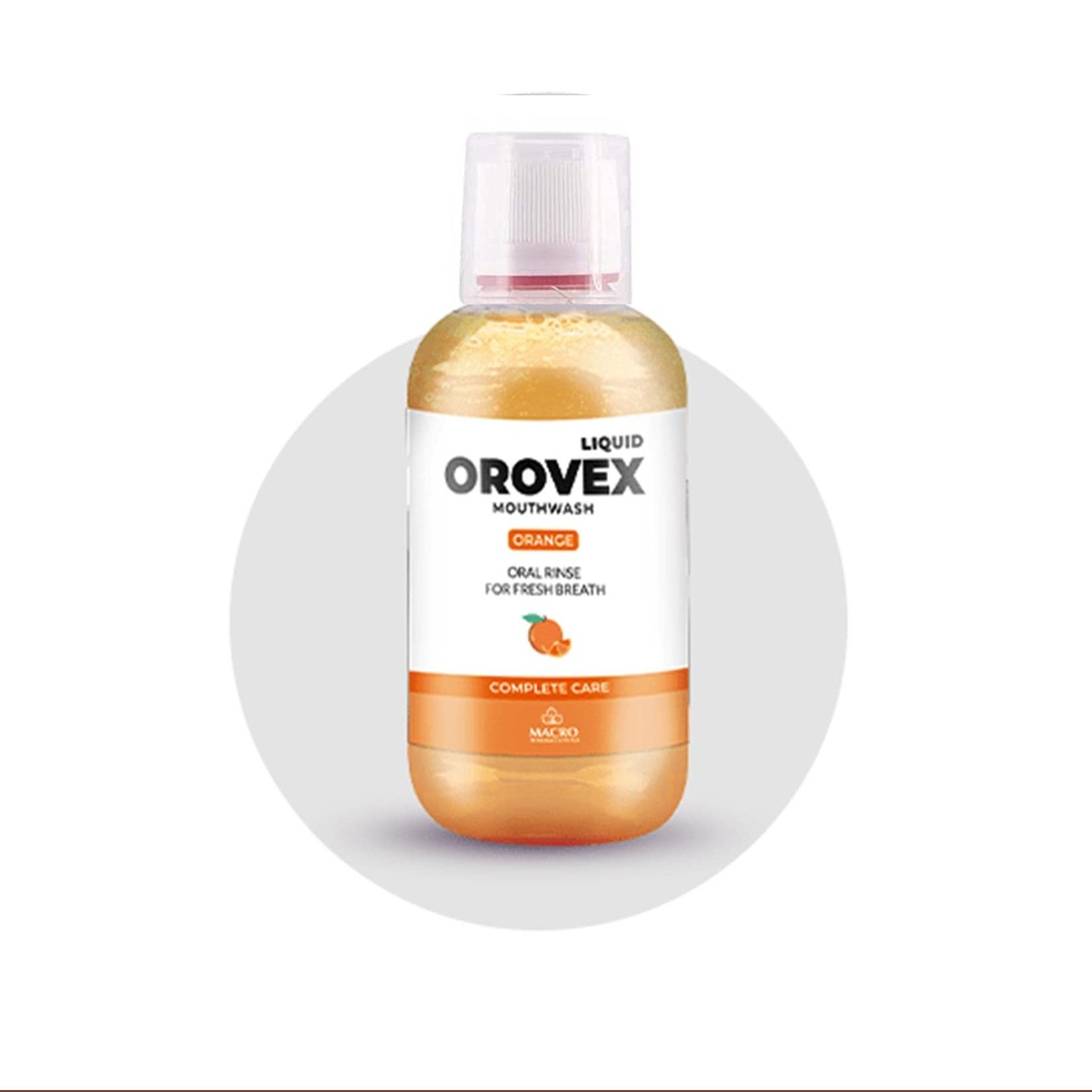 غسول فم أوروفكس بالبرتقال من ماكرو - 120 مل
