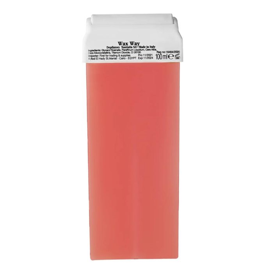 شمع إزالة الشعر الإيطالي بالورد من فيرست كوزماتيكس - 100 مل