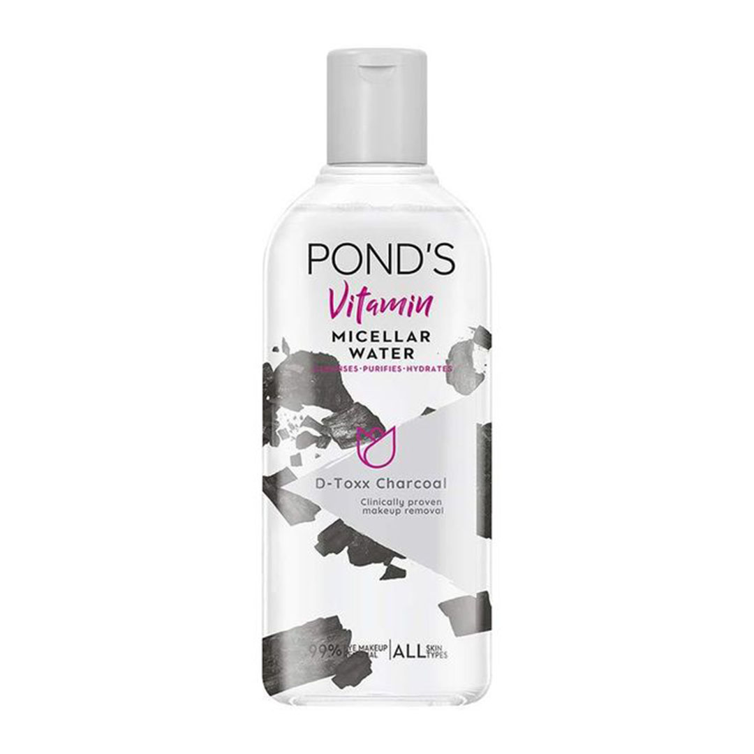 ماء ميسيلار فيتامين من بوندز لإزالة السموم بالفحم - 400 مل