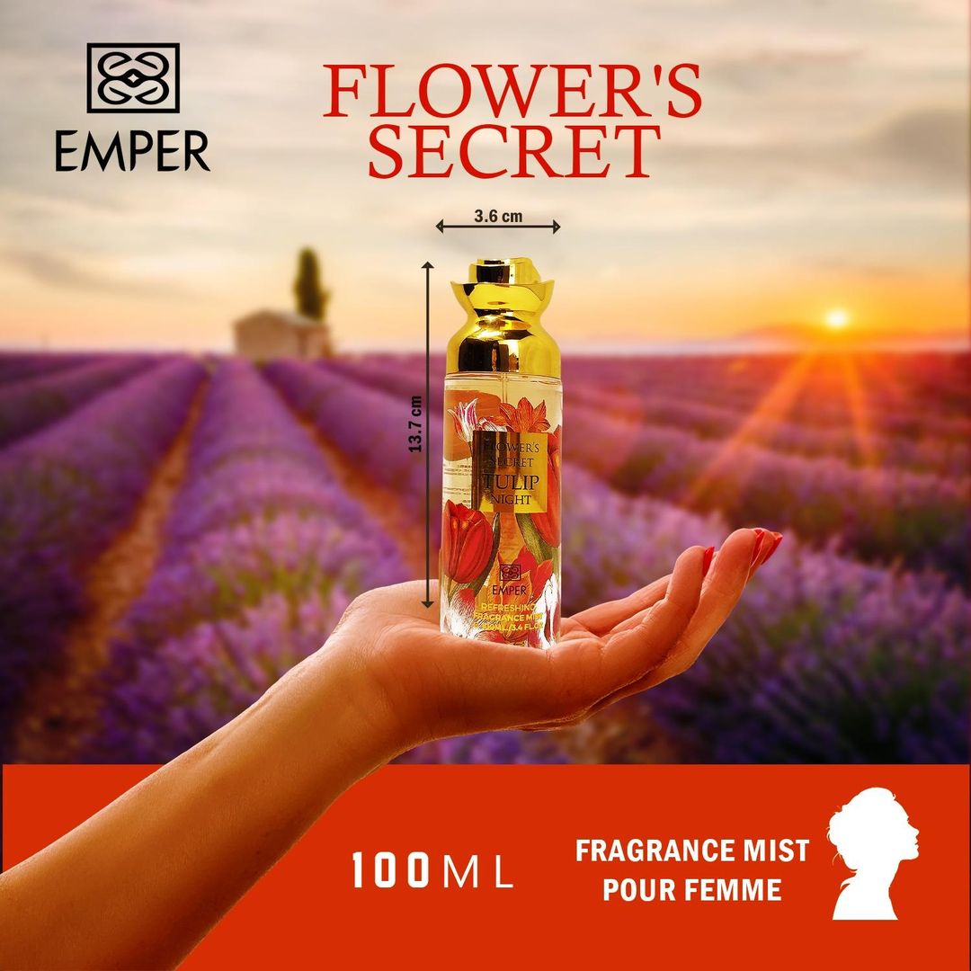 بخاخ الجسم من إمبير - سر الزهرة - توليب نايت 100 مل