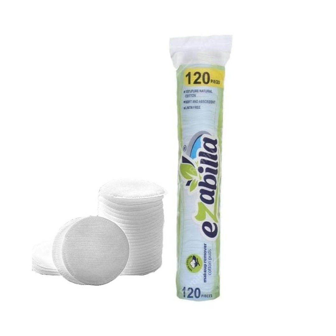 وسادات إيزابيلا القطنية لإزالة المكياج - 120 قطعة