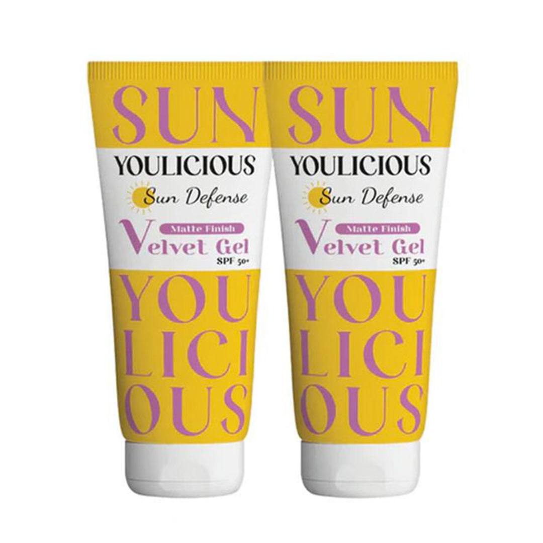 مجموعة جل يوليشس للحماية من الشمس المخملية - 2 فطعة - 40 جم