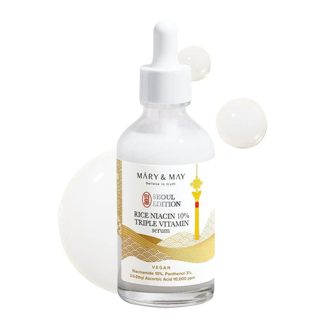 سيروم فيتامينات ثلاثي من ماري آند ماي نياسين الأرز 10٪ - 80 مل