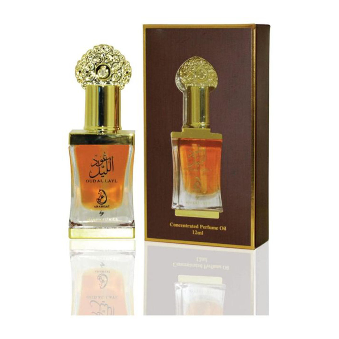 عربيات زيت عطر العود الليل المركز - 12 مل