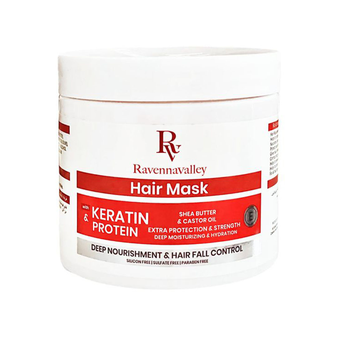 قناع الشعر رافينا فالي بالكيراتين والبروتين - 500 جرام