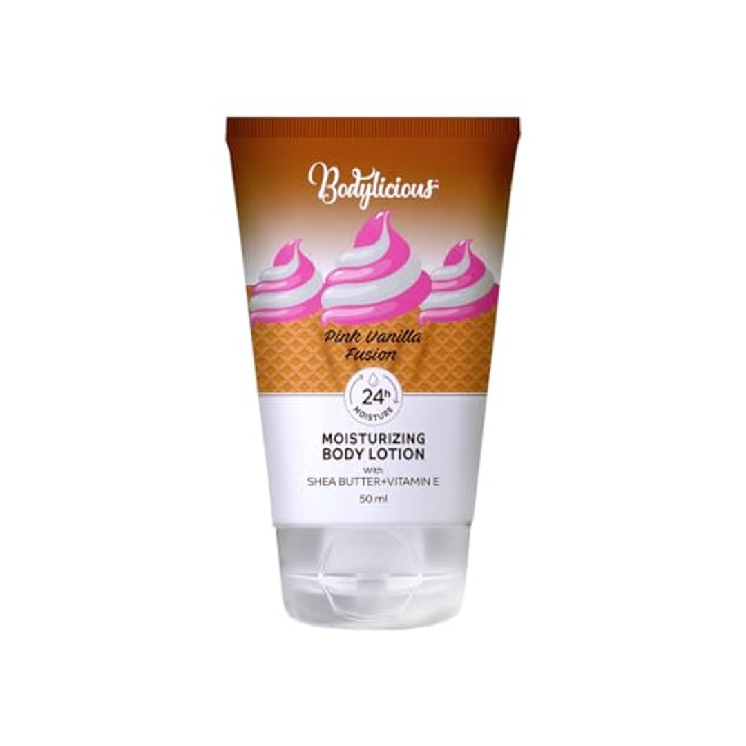 لوشن الجسم برائحة الفانيليا الوردية من بودي ليشيس - 50 مل