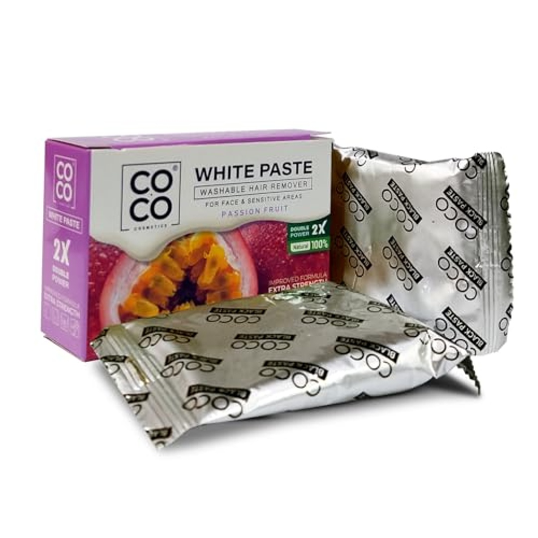 عجينة جوز الهند الأبيض لإزالة الشعر - باشن فروت - 100 جم