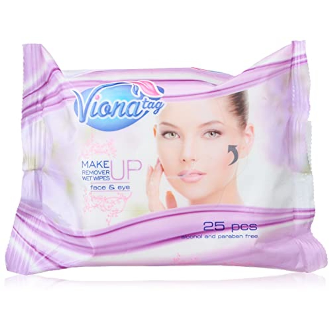 مناديل فيونا لإزالة المكياج - 25 منديل