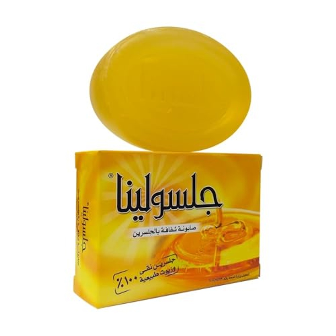 صابون جيلسولينا الشفاف لبشرة نقية مع الجلسرين - 100 جم