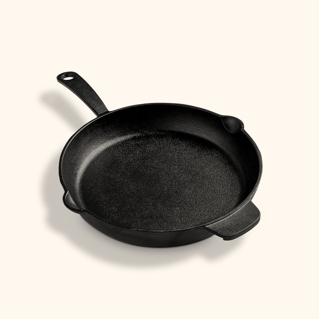 ألما طاسة طهى حديد زهر - مقاس 25 سم