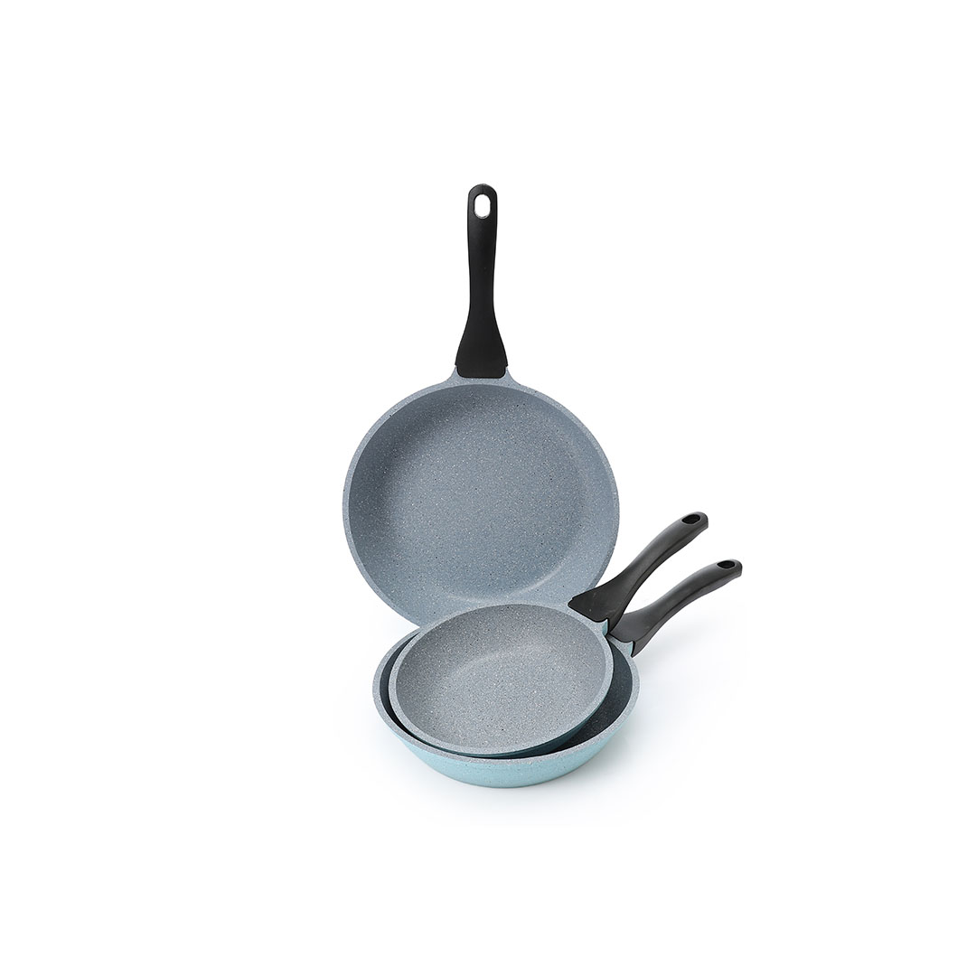 طقم طاسات ايزي كوك - 3 قطع - اللبني