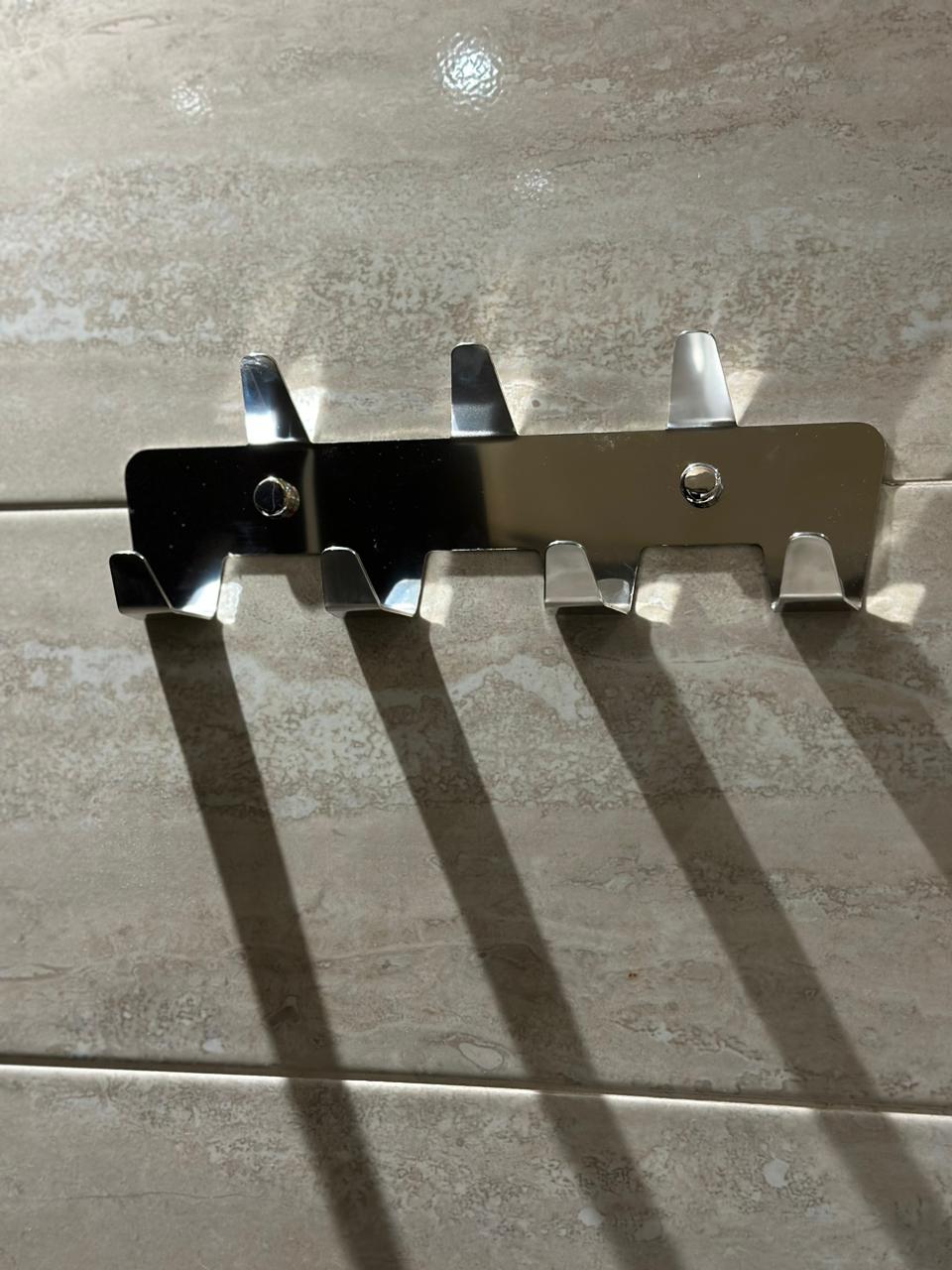 شماعة 7 علاقة ستانلس ستيل - فضي