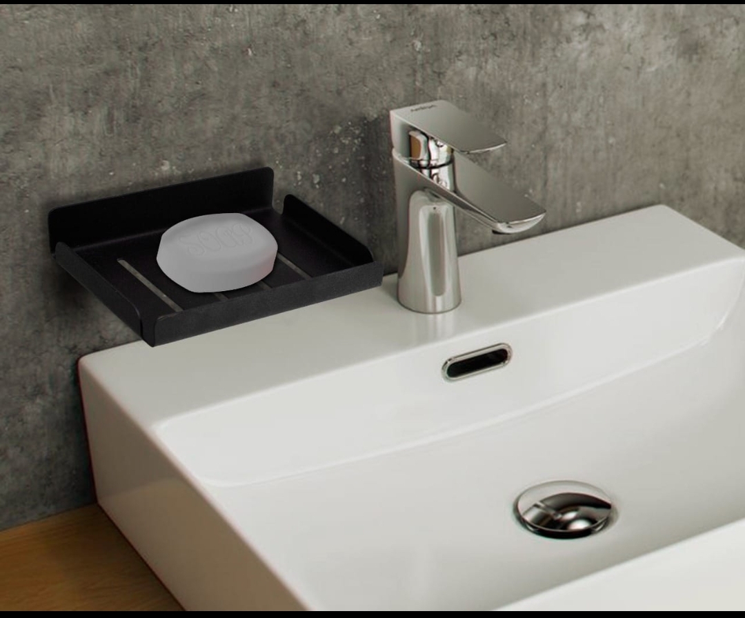 صبانة حوض ستانلس ستيل - 11سم - أسود