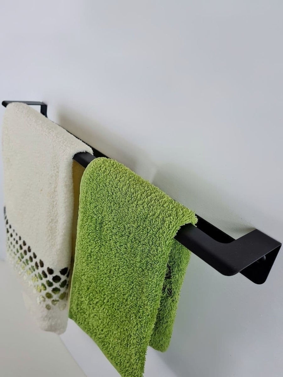 فواطة 1 حامل مسطرة ستانلس ستيل - اسود