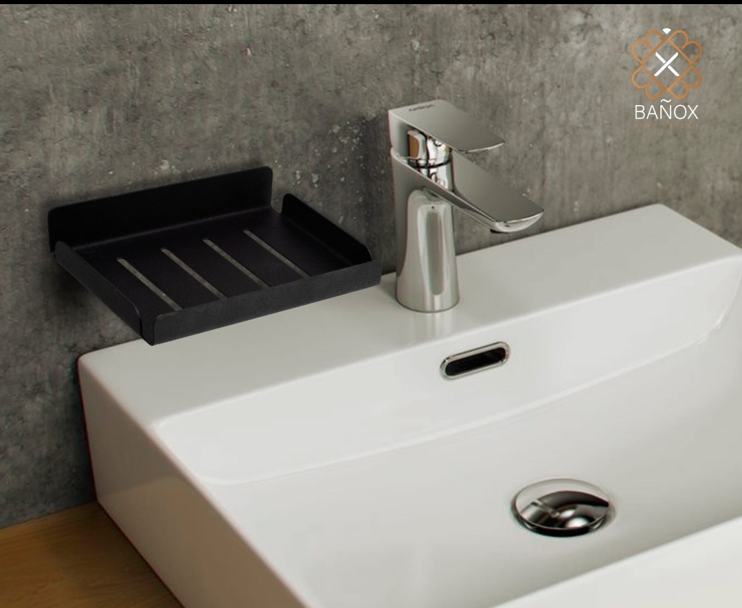 صبانة حوض ستانلس ستيل - 11سم - أسود