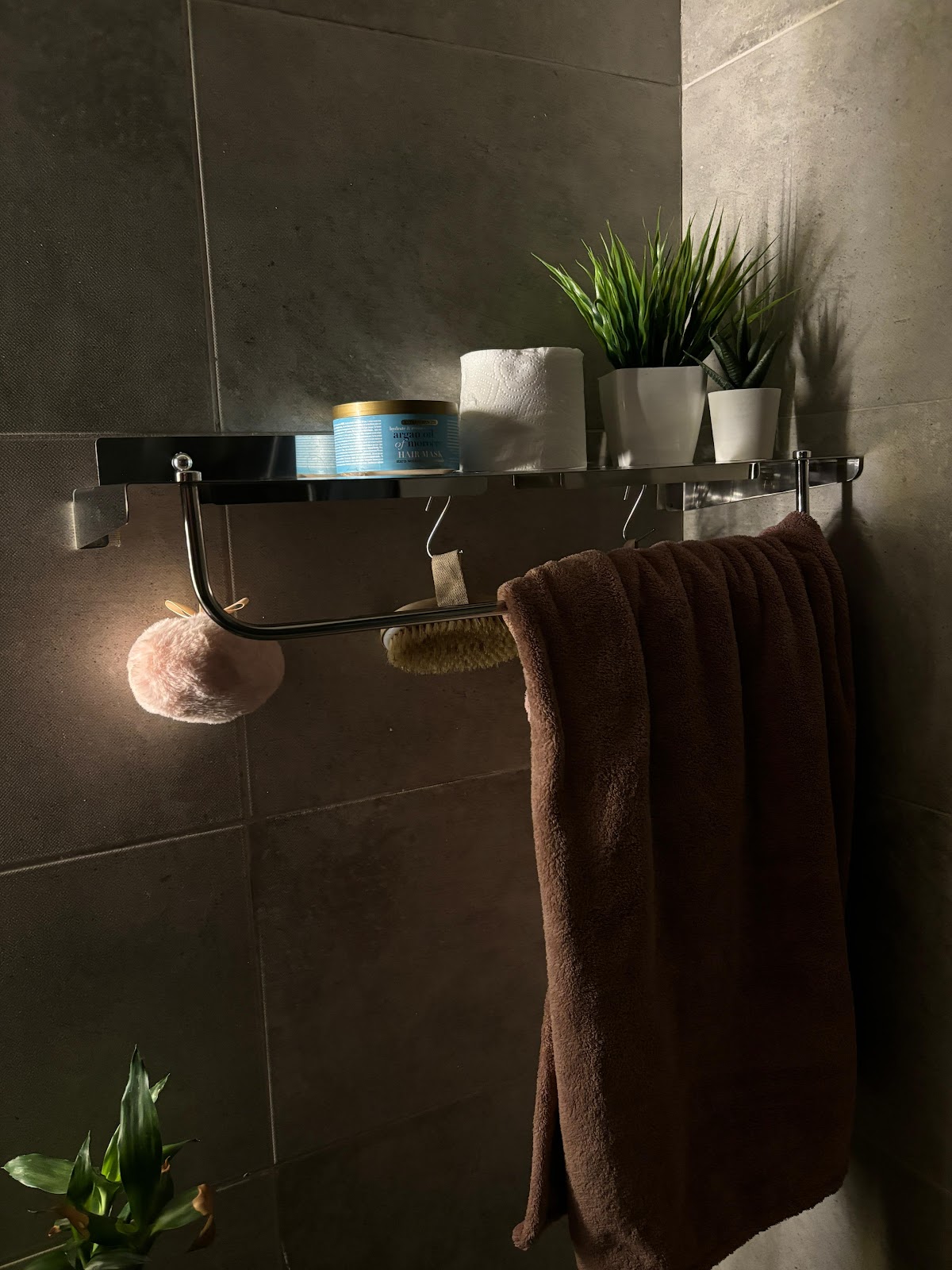 وحدة تخزين فوط بالفواطة ستانلس - فضي