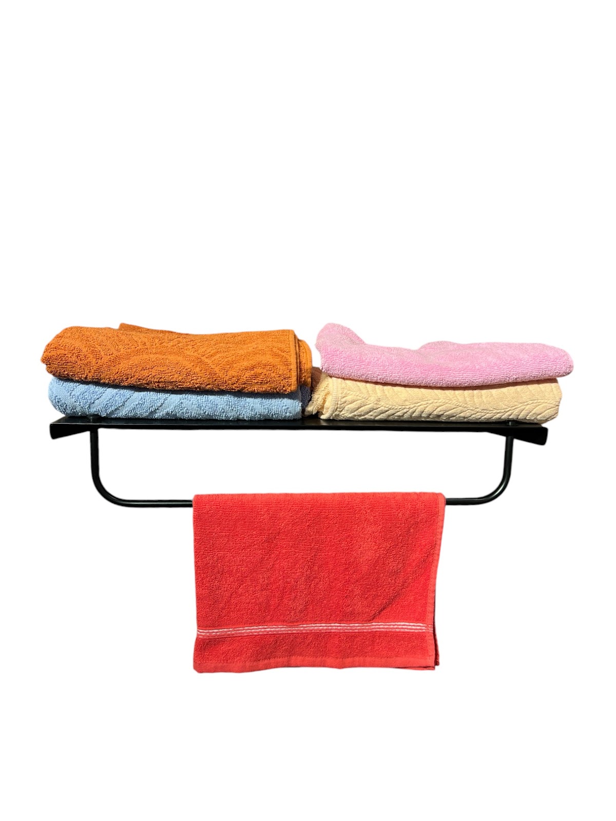 وحدة تخزين فوط بالفواطة ستانلس - أسود