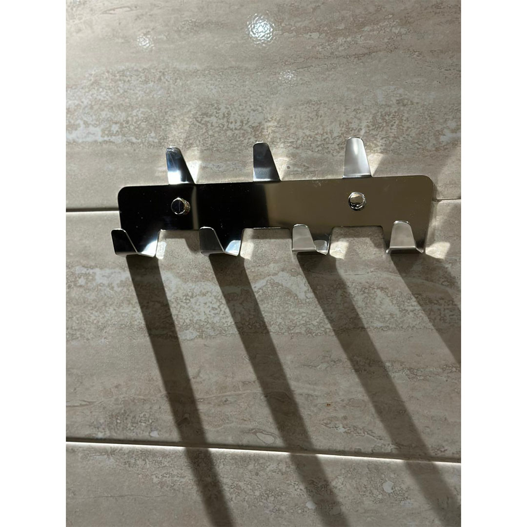 شماعة 7 علاقة ستانلس ستيل - فضي