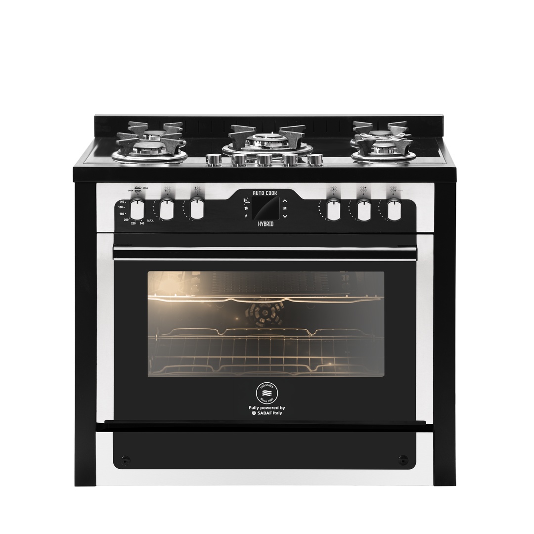 بوتجاز غاز سيلفر ايديشن هايبرد مروحة من يونيون اير - 5 شعلة - C69GB11GC383ICPSF1CHPC2WAL