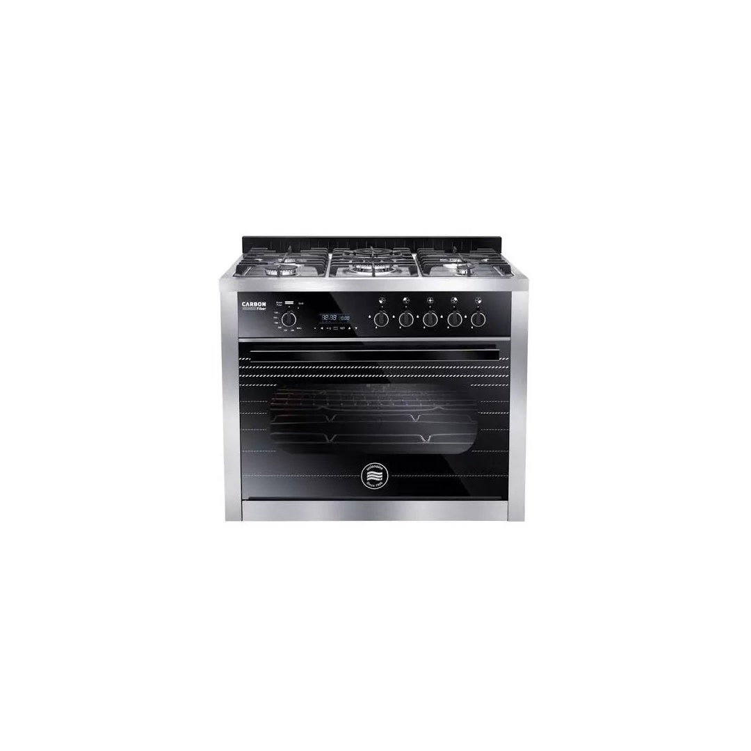 يونيو اير بوتجاز غاز بمروحتين وأمان كامل - 5 شعلة - C69SS-GC-383-ICPS2F-GCF-2W-AL