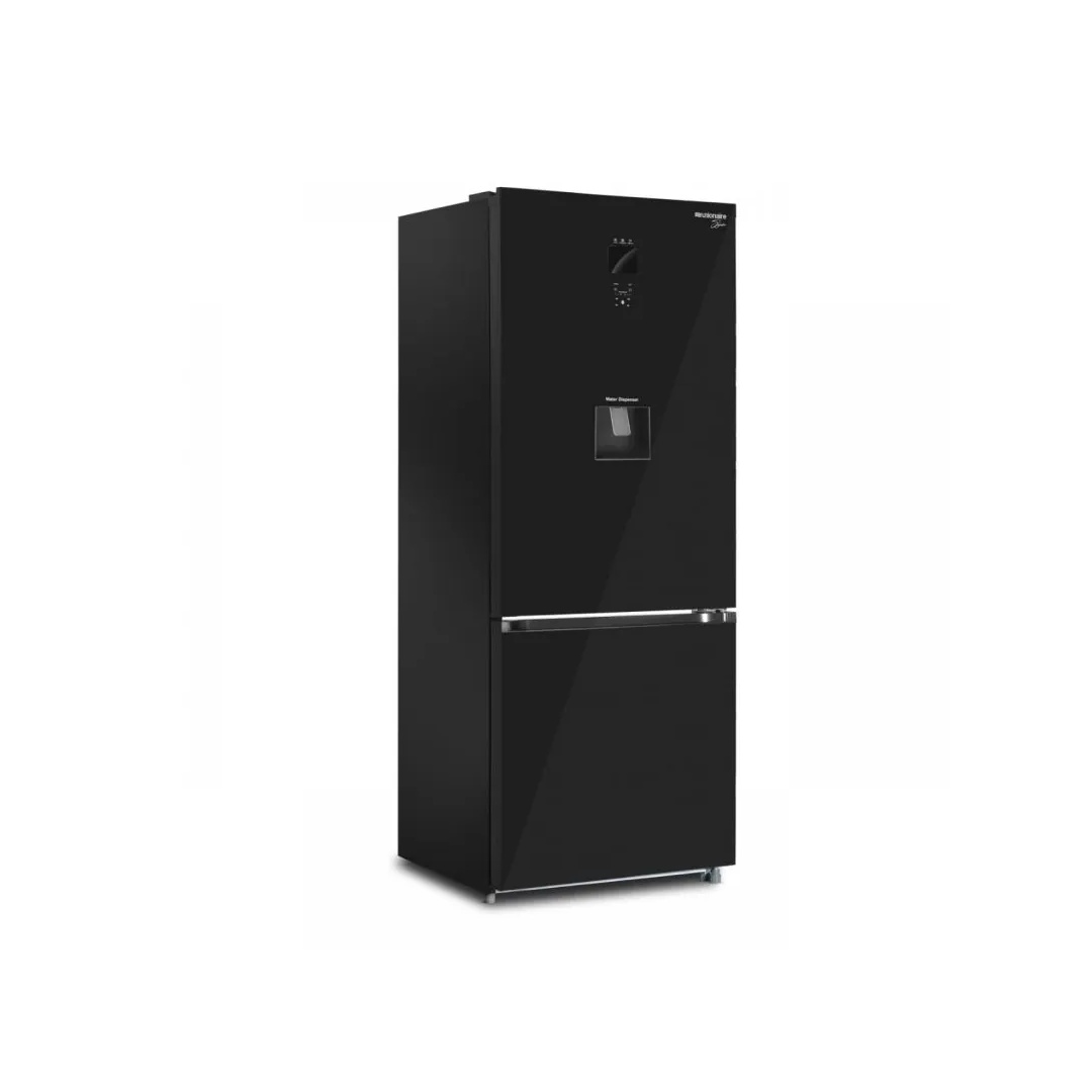 ثلاجة يونيون إير كومبي نو فروست ديجيتال - 420 لتر - زجاج أسود URN-600CEPBLG1A-DTHRW