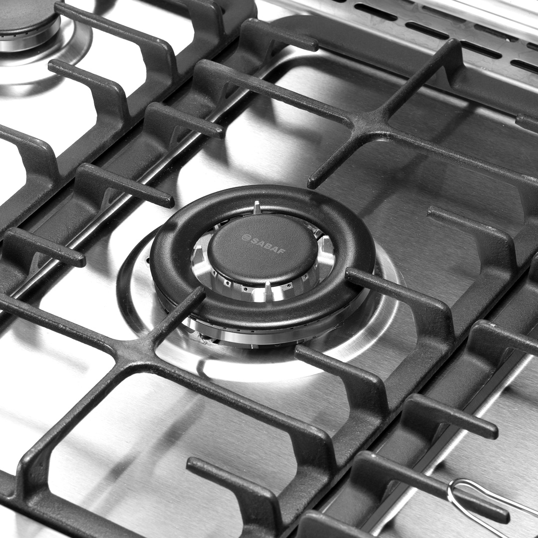 بوتجاز غاز اي كوك اوتو كوك هايبرد من يونيون اير - 5 شعلة - ستانلس ستيل - C69SSGC511ICPSFIS1CH2WAL