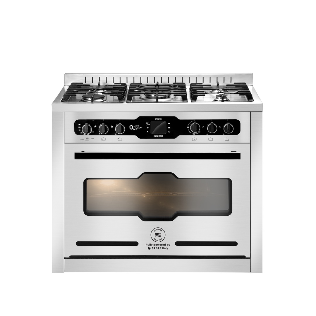 بوتجاز غاز يوييون اير سيجنتشر اوتوكوك هايبرد - سيلفر - 5 شعلة - C69SSGC383ICPSF1CHOS32WAL