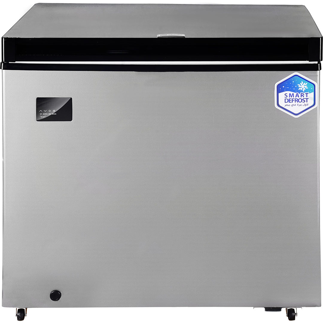 يونيون اير ديب فريزر افقي ديفروست - 282 لتر - فضي - UC400VVAS2DS