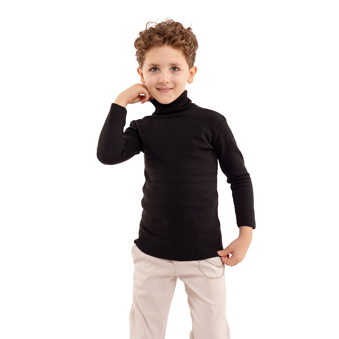 بلوفر رقبة عاليه أطفالي