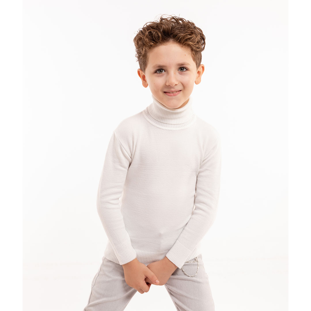 بلوفر رقبة عاليه أطفالي