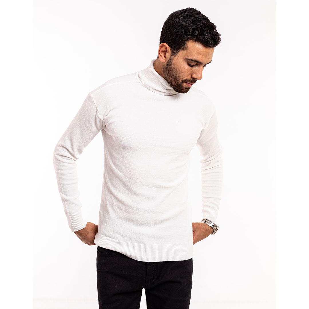 بلوفر هاي كول رقبة رجالي من وايت إيجل