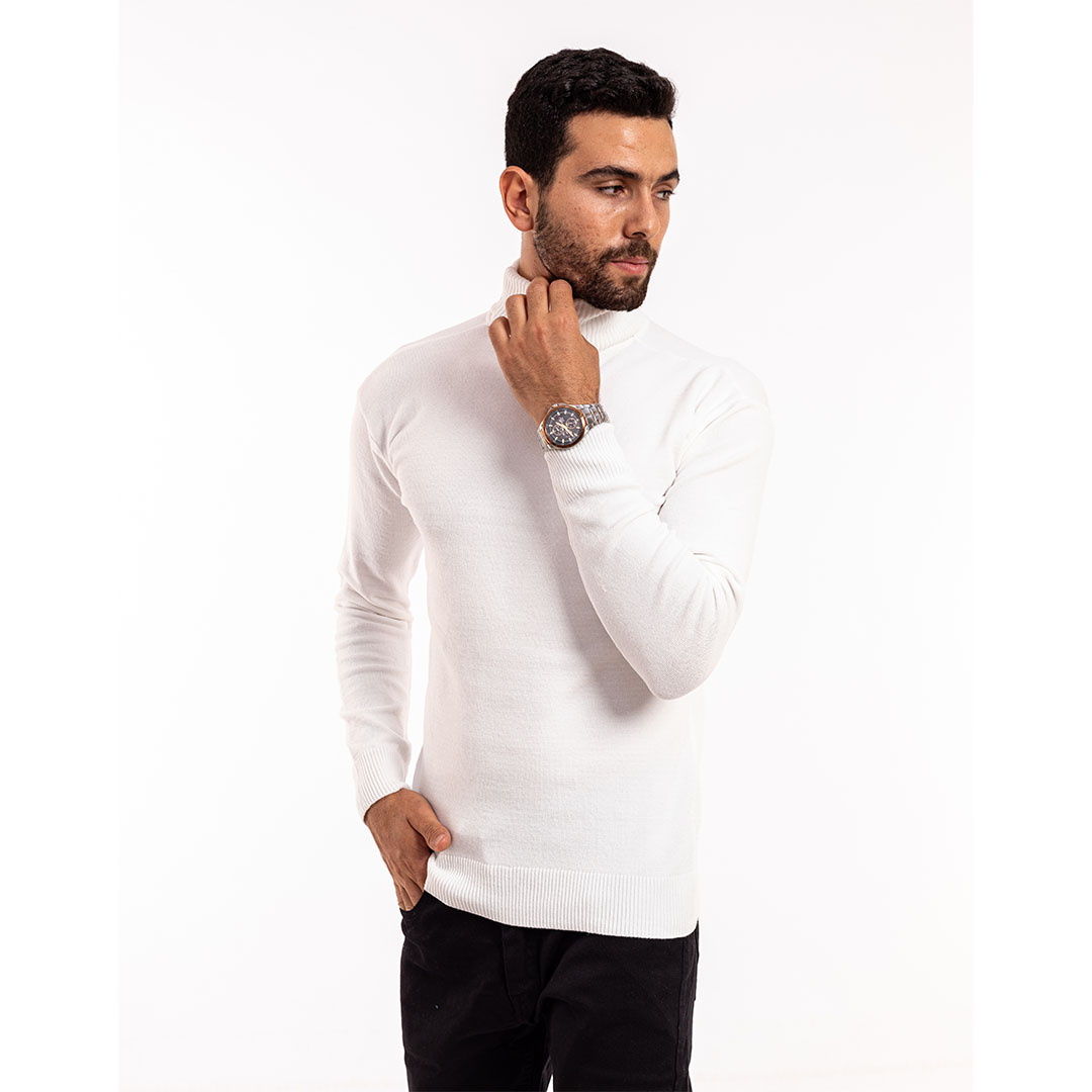 بلوفر هاي كول رقبة رجالي من وايت إيجل