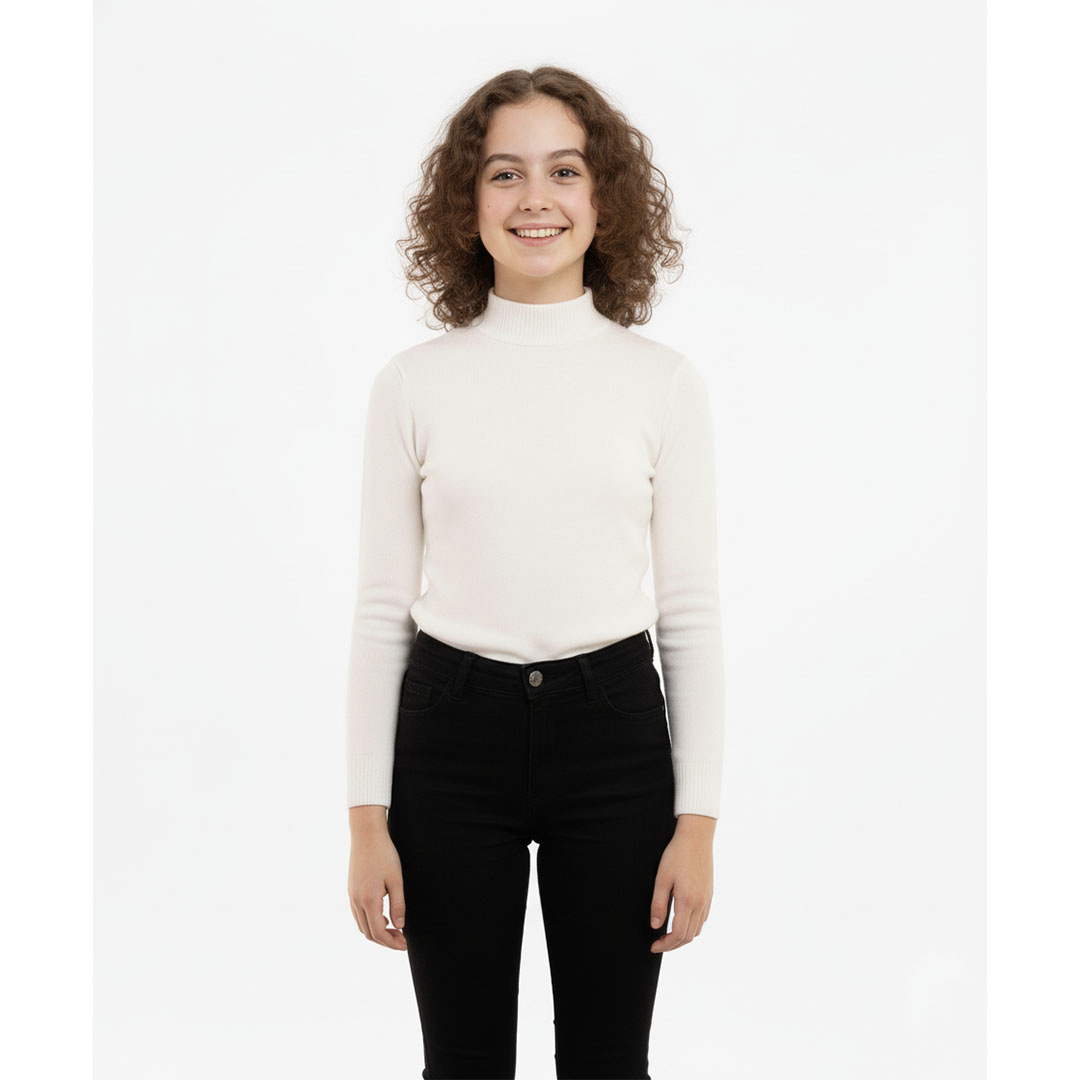 بلوفر رقبة عاليه أطفالي