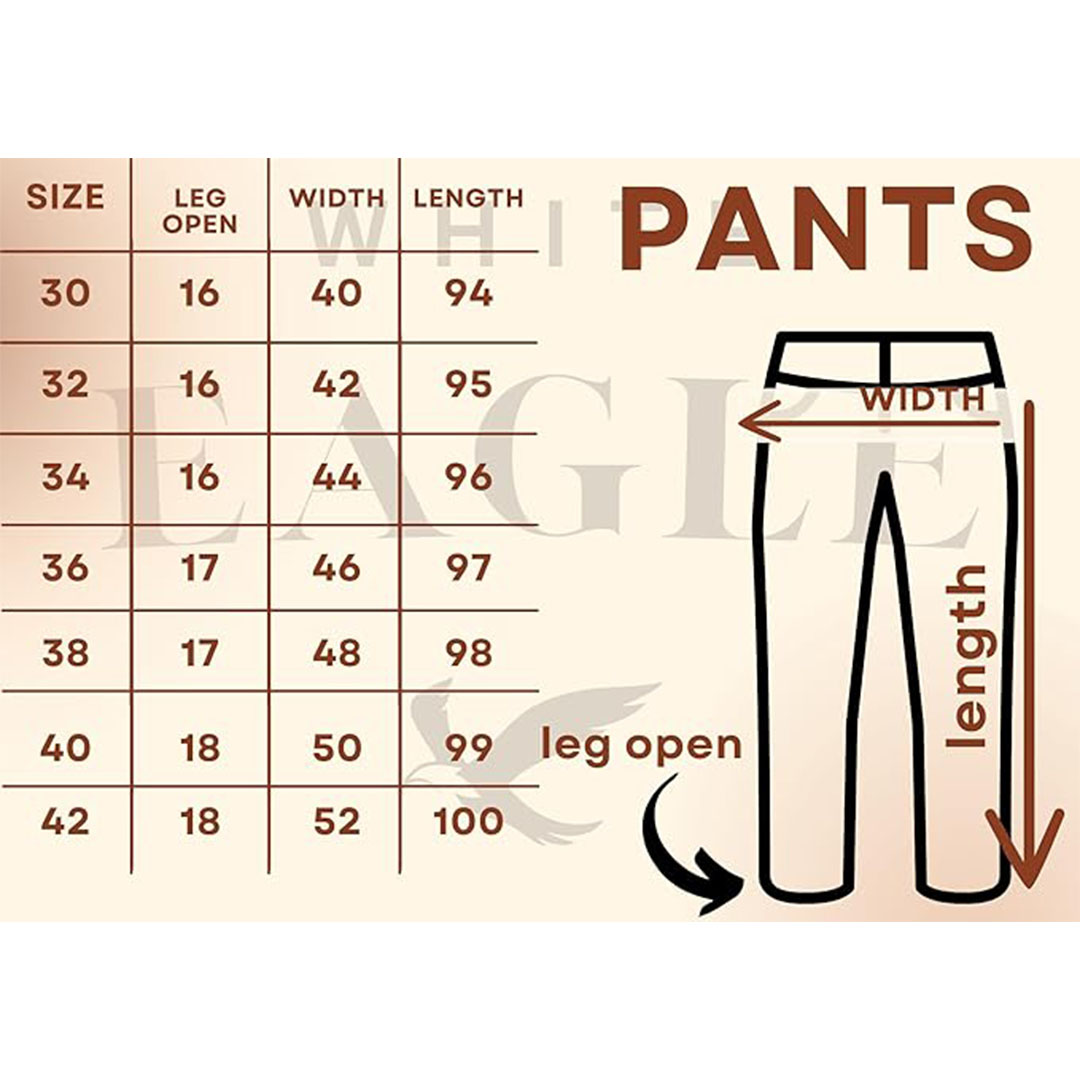 بنطلون تشينو كلاسيكي للرجال من وايت إيجل