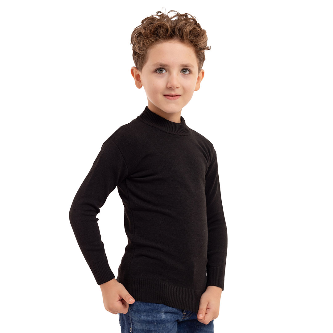 بلوفر رقبة نصف عاليه للأطفال