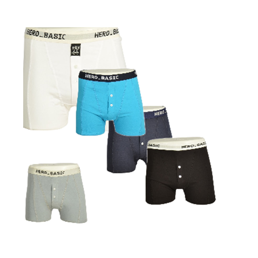بوكسر هيرو بيسيك للرجال - 4+1 قطع