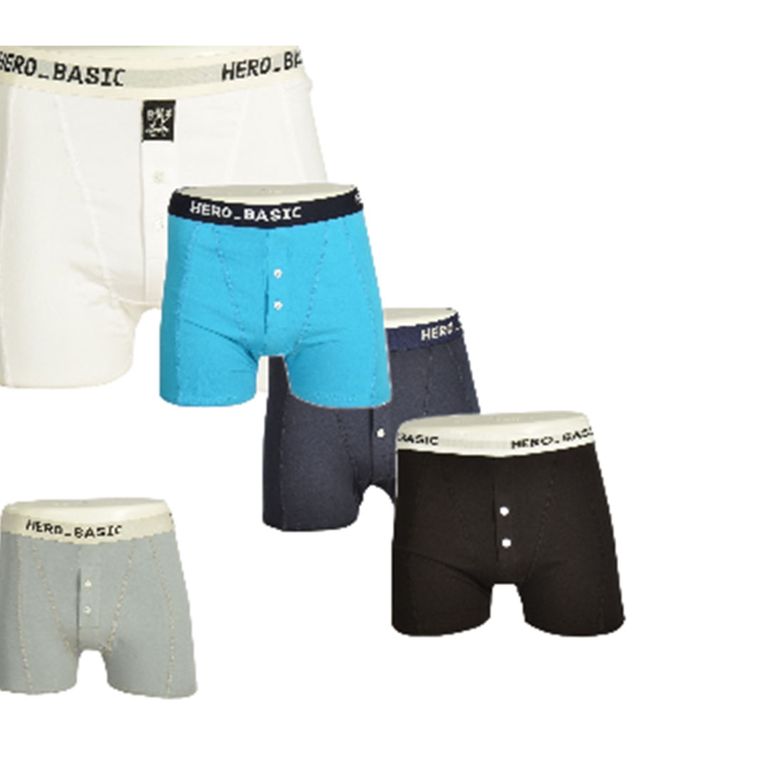بوكسر هيرو بيسيك للرجال - 4+1 قطع