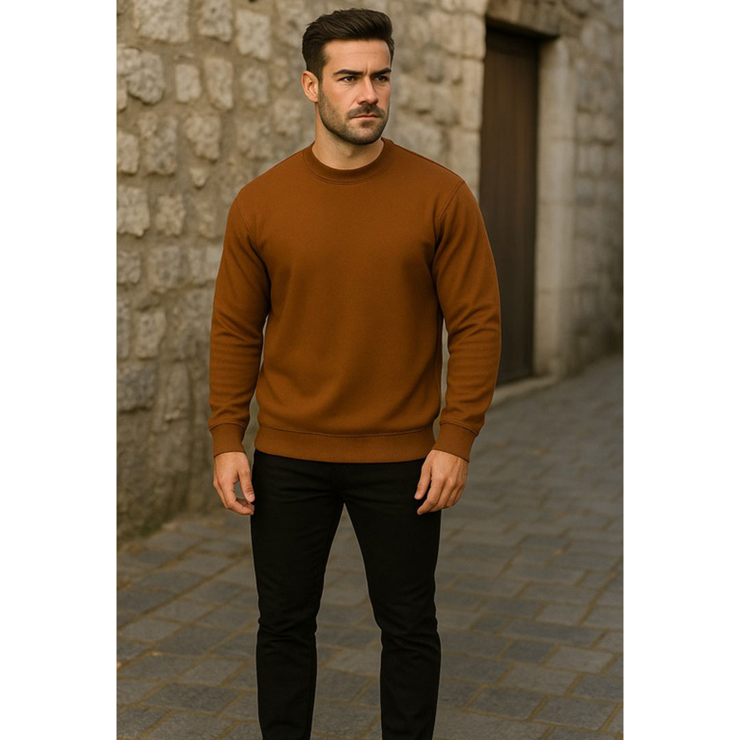 سويت شيرت مضلع رجالي من هيرو بيزك