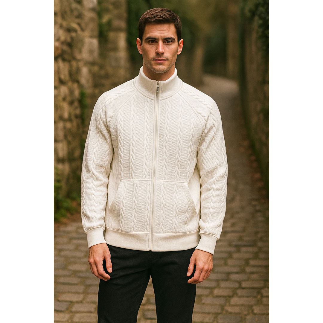 جاكيت رجالي بسوستة قطن