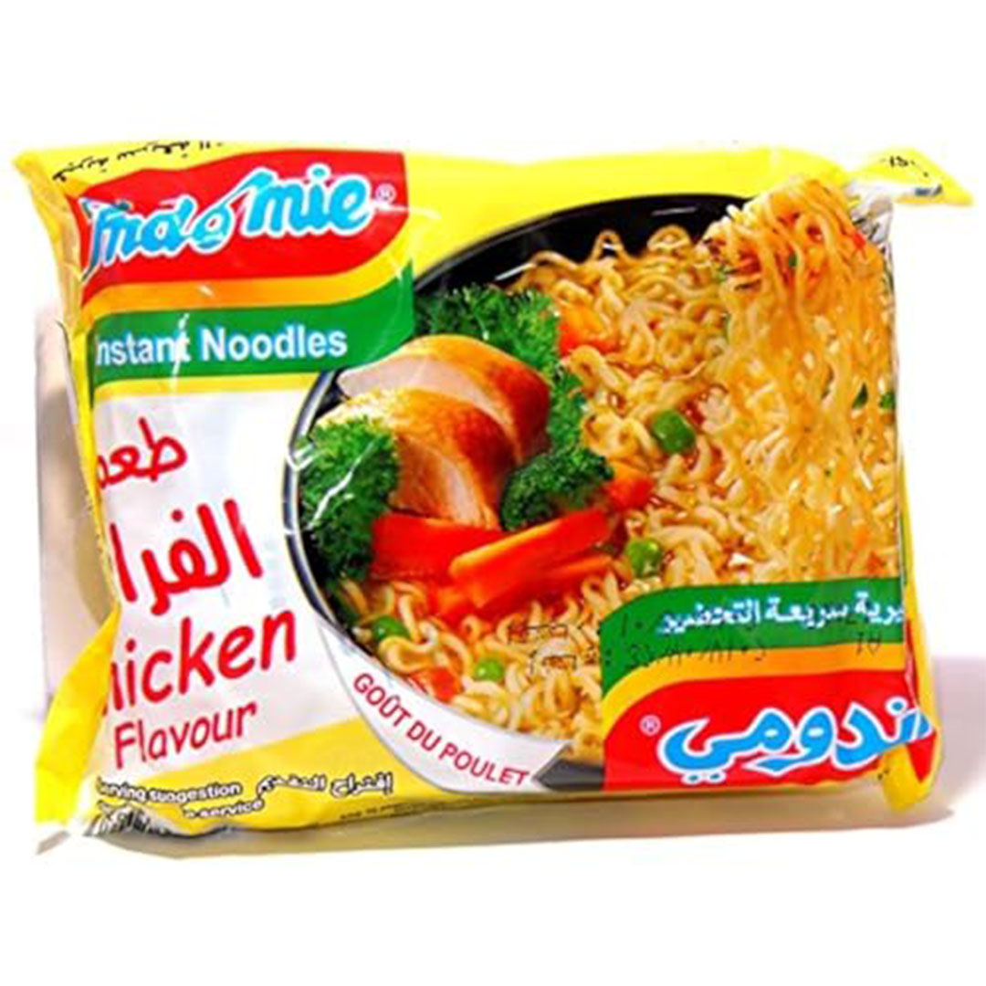 إندومي نودلز سريعة التحضير بنكهة الدجاج - 70 جرام