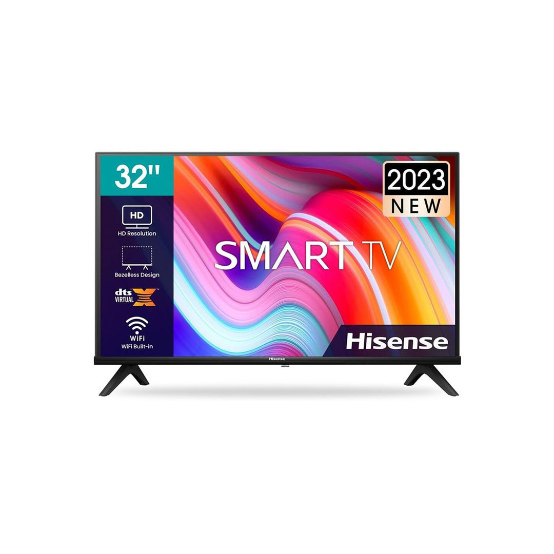 تلفزيون سمارت هايسينس 32 بوصة - LED - واي فاي مدمج - أسود - 32A4K