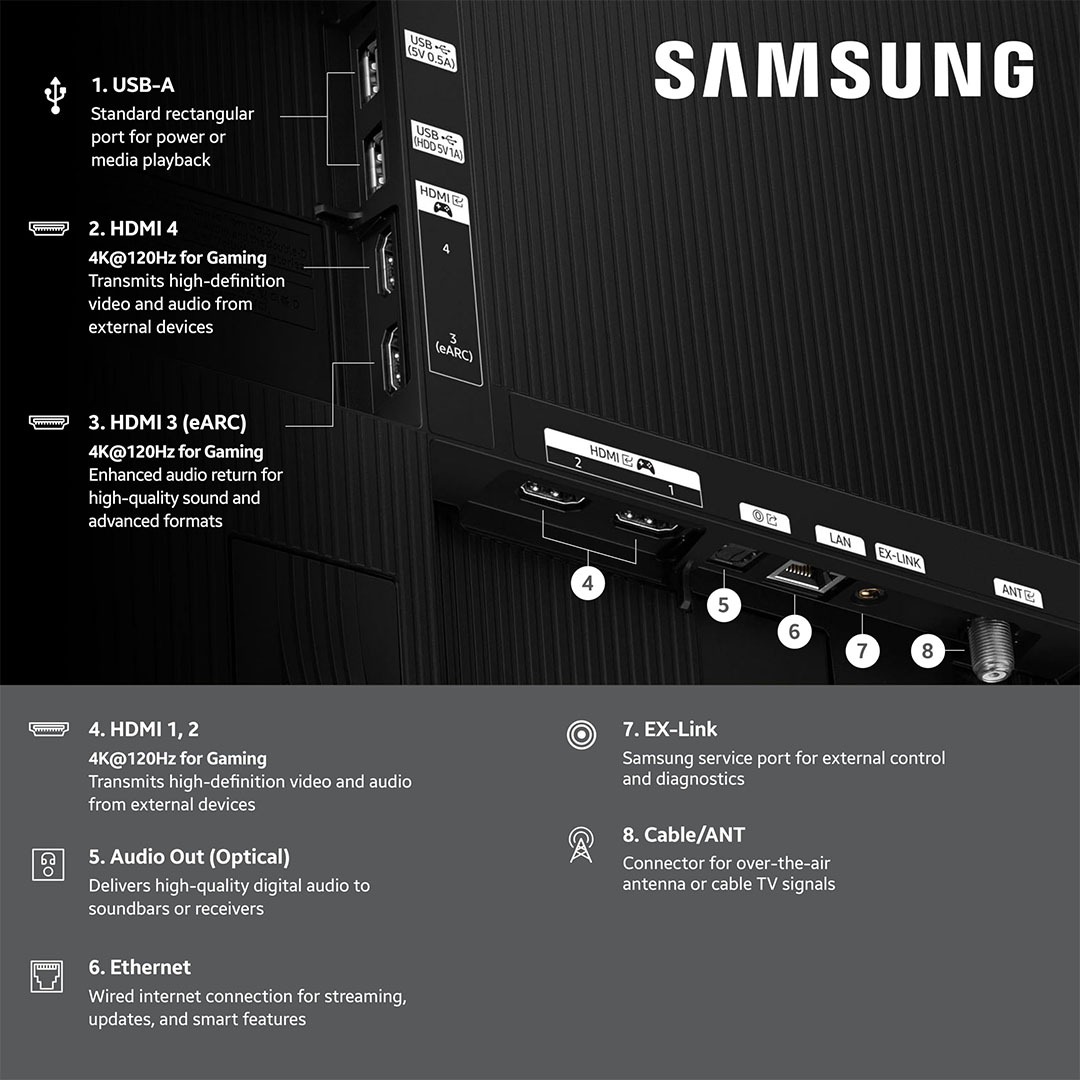 سامسونج تلفزيون - 77 بوصة - OLED 4K - ذكي Vision AI مع - 77S85F