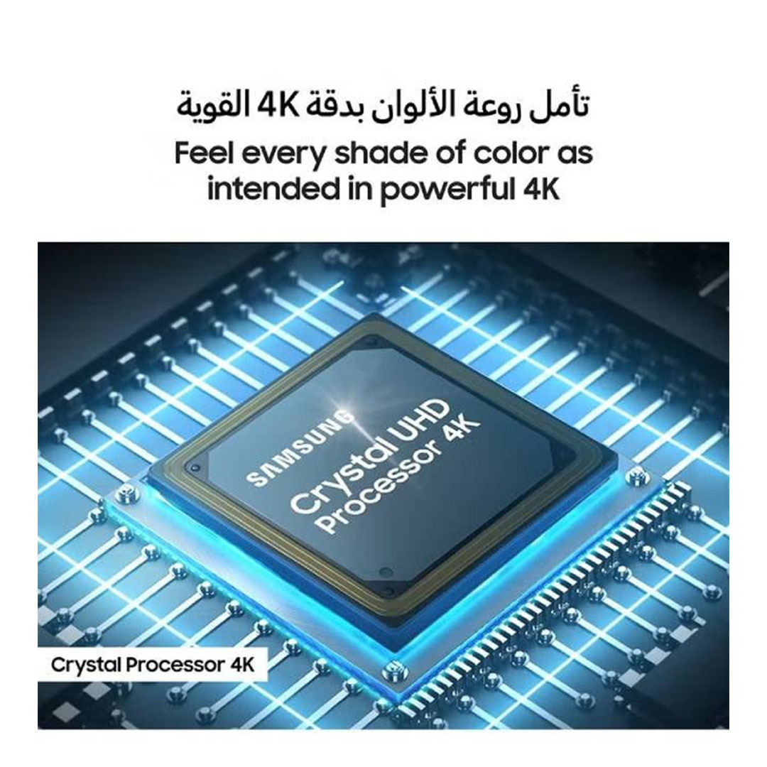 تلفزيون سمارت سامسونج - 75 بوصة - 4K-UHD كريستال 75U8000F - (2025) - أسود - UA75U8000FUXEG