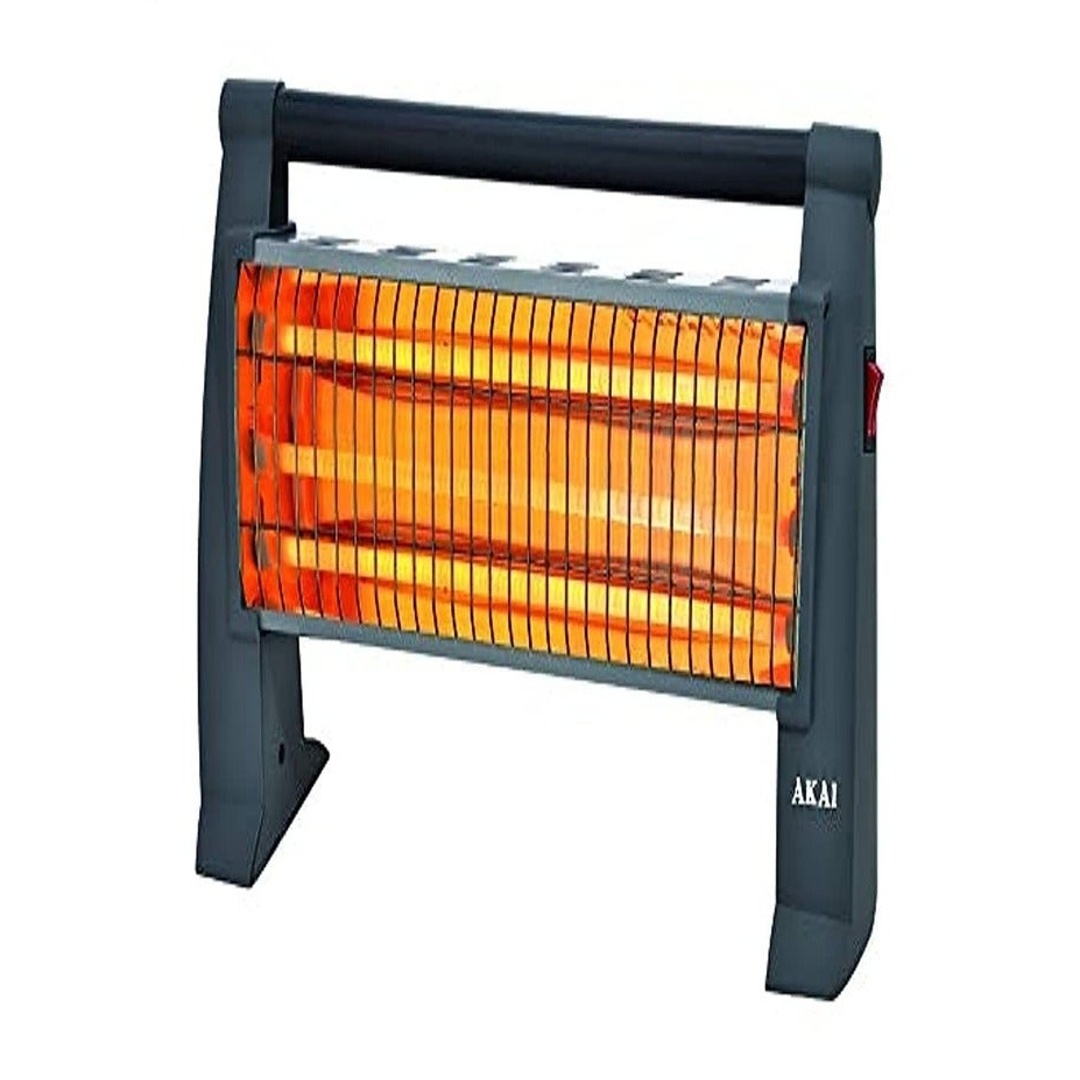 دفاية اكاي كهربائية AK-2820 3 شمعات - 2000 وات - أسود