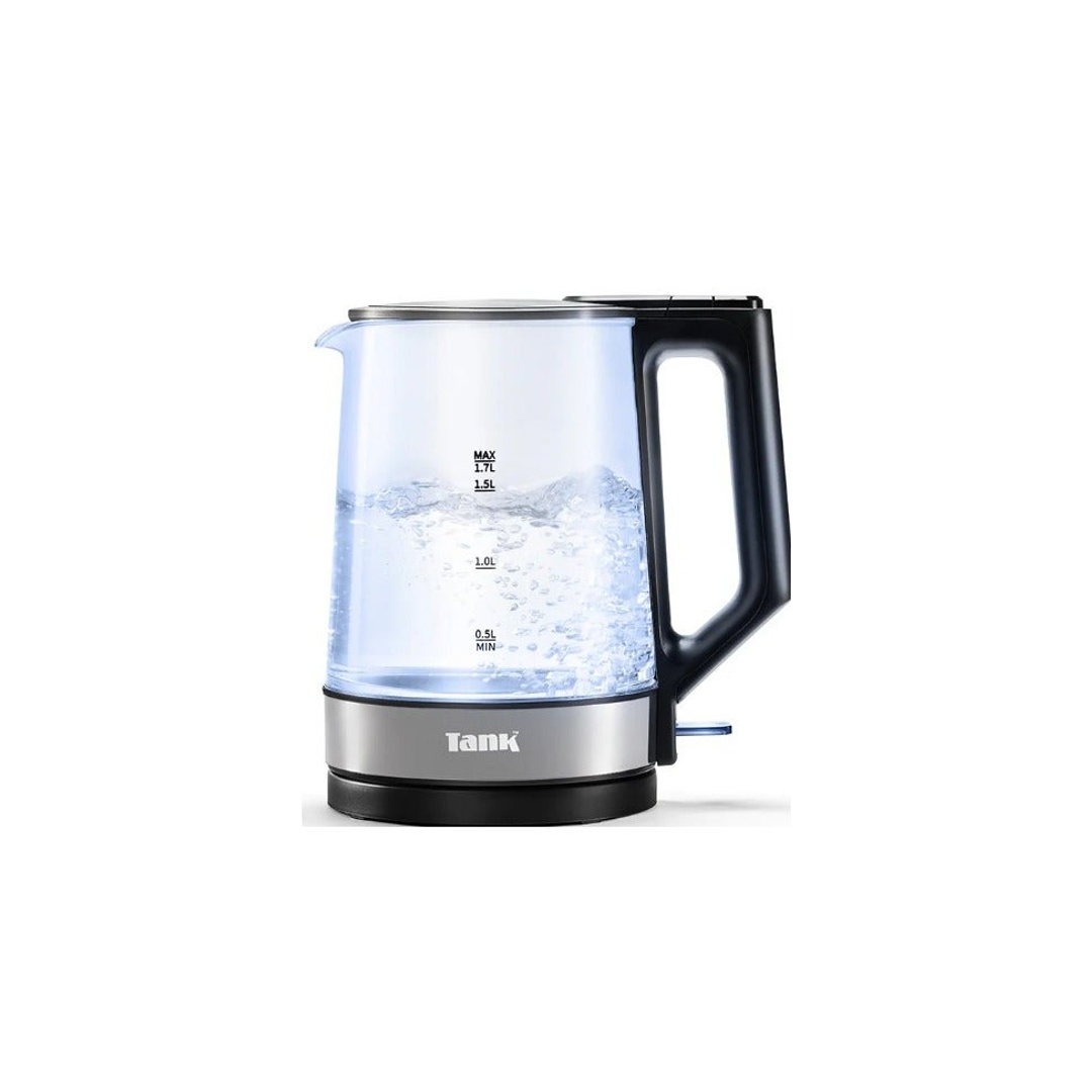 كاتيل تانك زجاجي KG-2318 - 1850 وات - 1.7 لتر - أسود