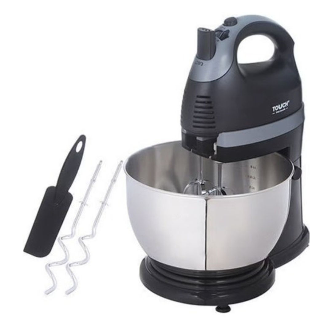 عجان ومضرب بيض تاتش الزنوكي - 4 لتر - أسود - 40509