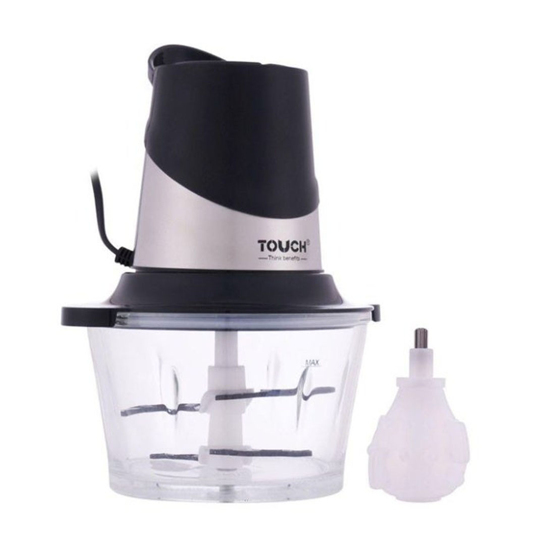 كبة لحمة زجاج تاتش الزنوكي مع قشارة ثوم - 1 لتر - أسود - 40565