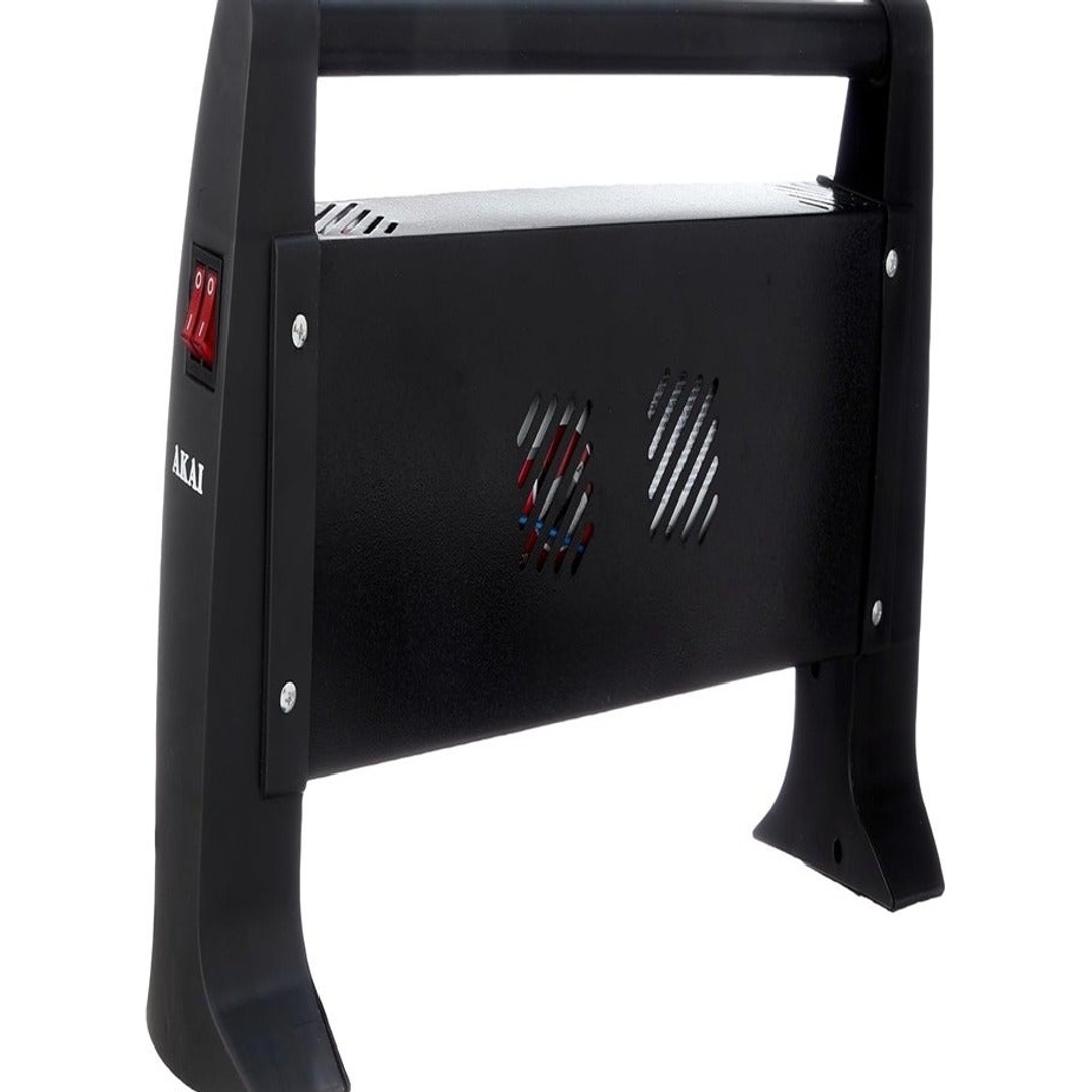 دفاية اكاي كهربائية AK-2820 3 شمعات - 2000 وات - أسود