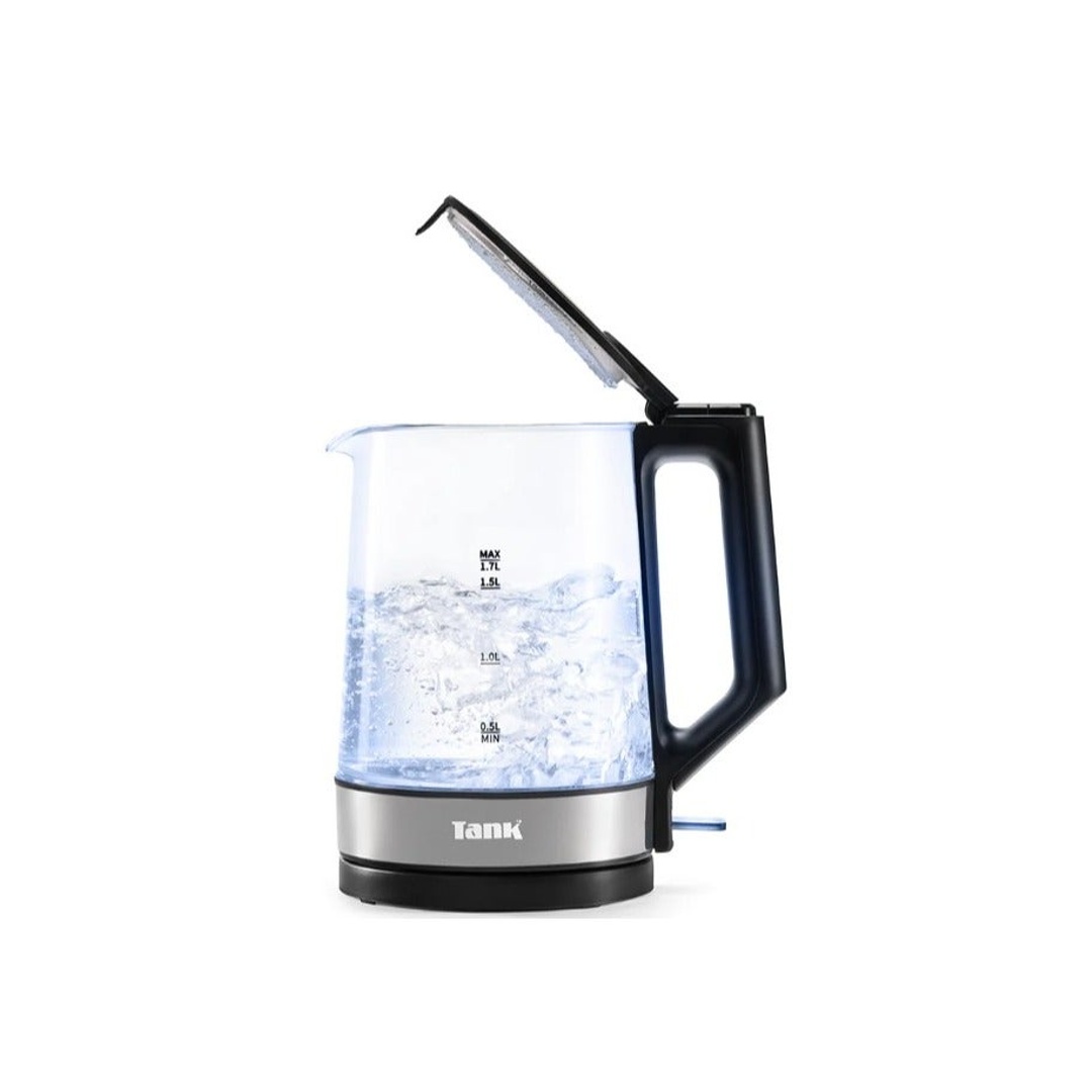 كاتيل تانك زجاجي KG-2318 - 1850 وات - 1.7 لتر - أسود