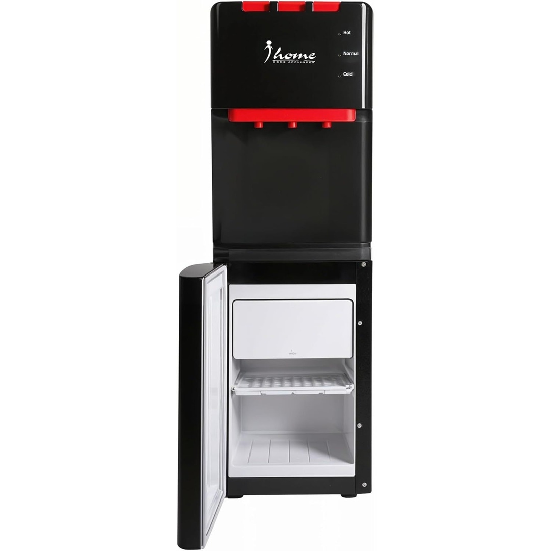 مبرد مياه اي هوم KI777 - 3 حنفية - بارد / ساخن / فاتر - بثلاجة وفريزر سفلي